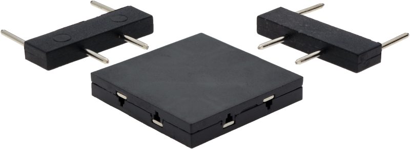 Optonica Black L-Connector