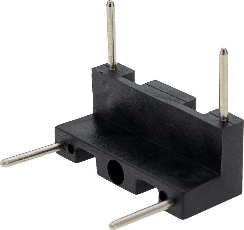 Optonica Black 90 Degree Connector