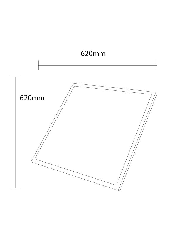Optonica LED PANEL 62*62 36W/AC175-265V 3600LM PF>0.9 CRI>90 2700K