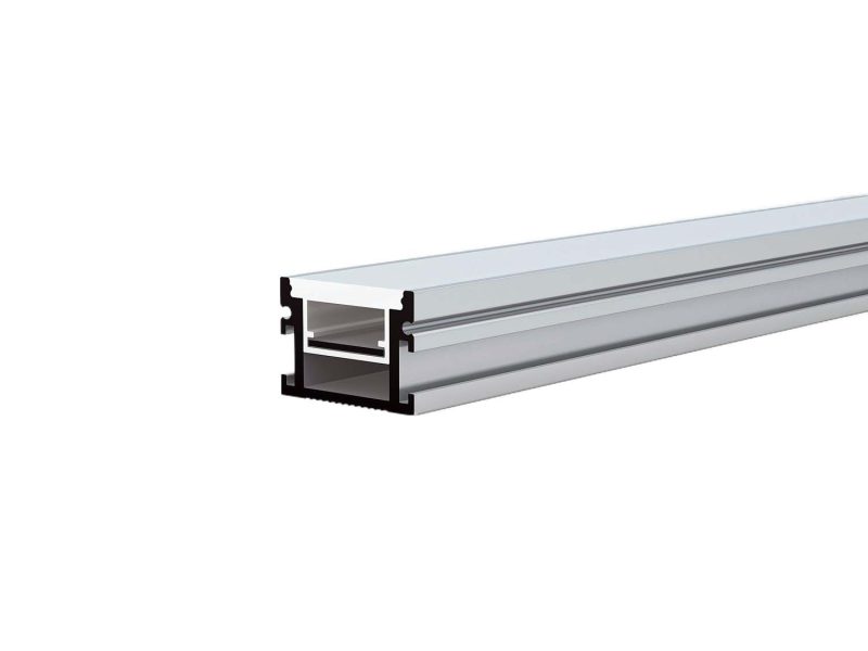 Optonica Aluminium Profile for LED Strip Silver Body/White Cover L=2M