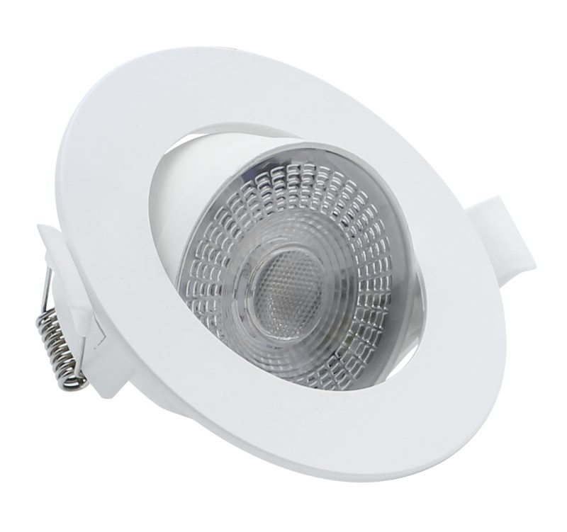 Optonica LED Downlight Built-In Round - CCT/POWER-SELECTABLE 3W-5W-7W White