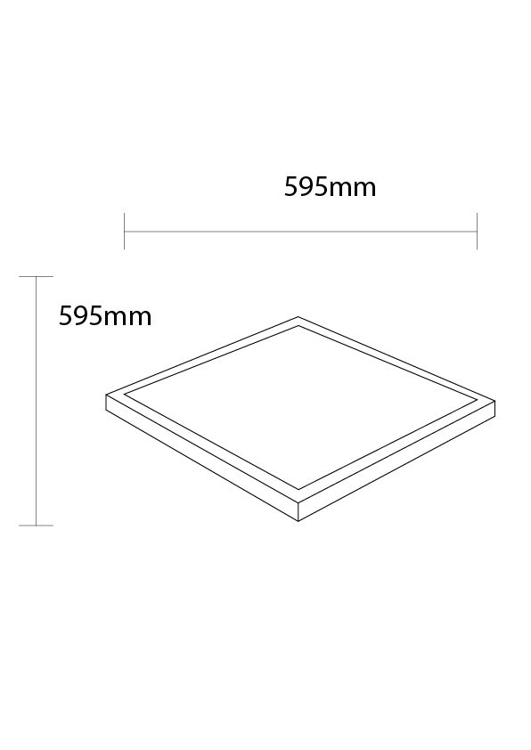 Optonica LED Splicing Frame Panel Light 60x60 48W