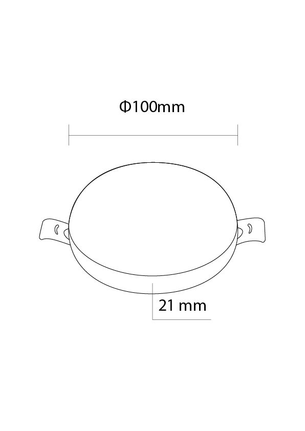 Optonica LED Slim Mini Panel ROUND 9W 3CCT RA>80