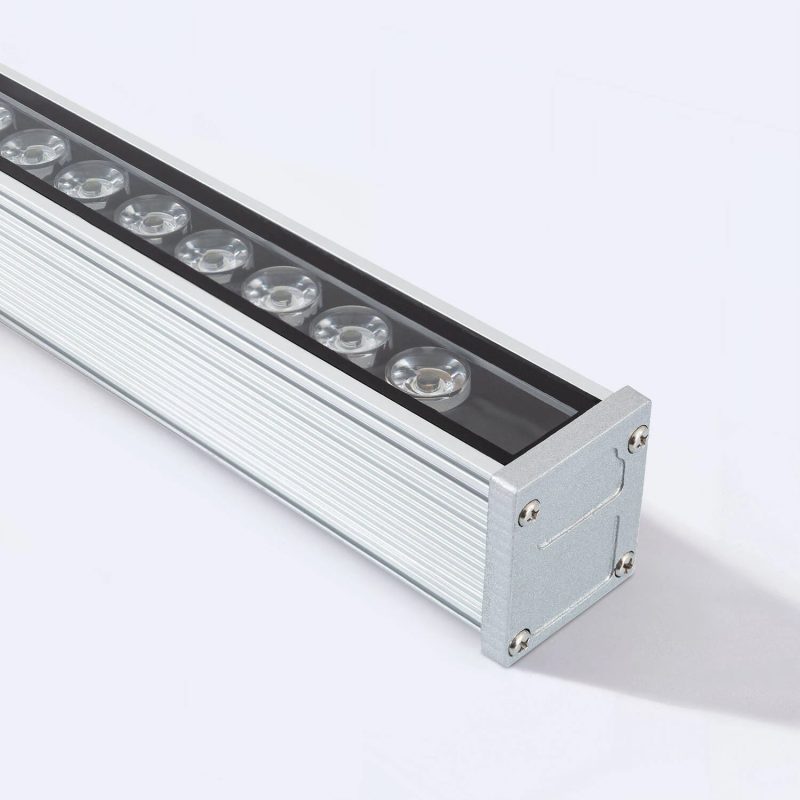 LED-Lichtleiste 38W 100cm schwarz-dunkelgrau IP65 außen