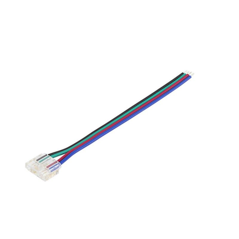 Optonica Fasten Connector with One End Wire for 10mm COB RGB SKU:4965
