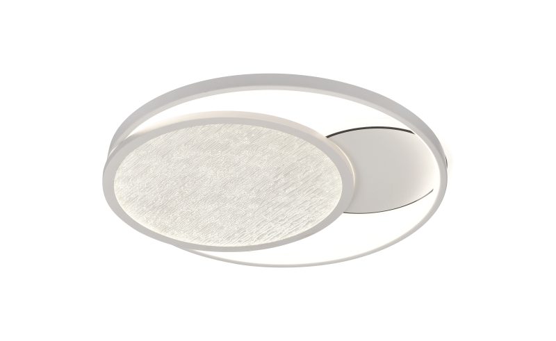 Optonica LED Ceiling Light 64W White/Grey Body CCT + Remote Control