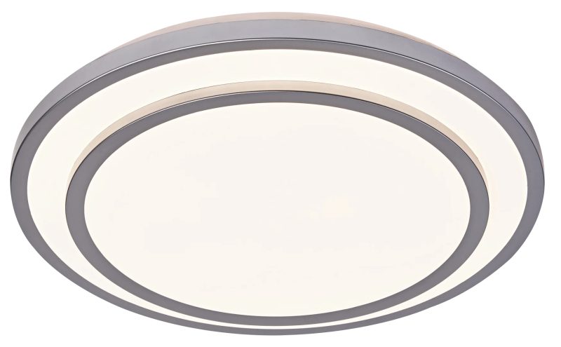 Optonica LED Ceiling Light 12W White/Silver Body CCT