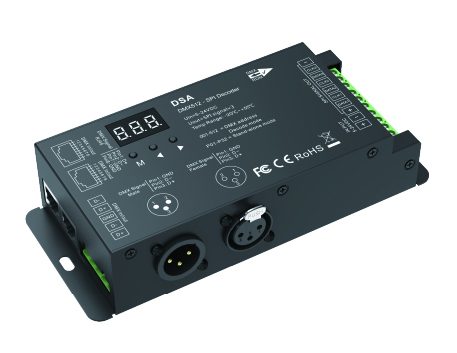 Optonica DMX512 to SPI Pixel Decoder 5-24VDC DMX512/RDM+RF 2.4G