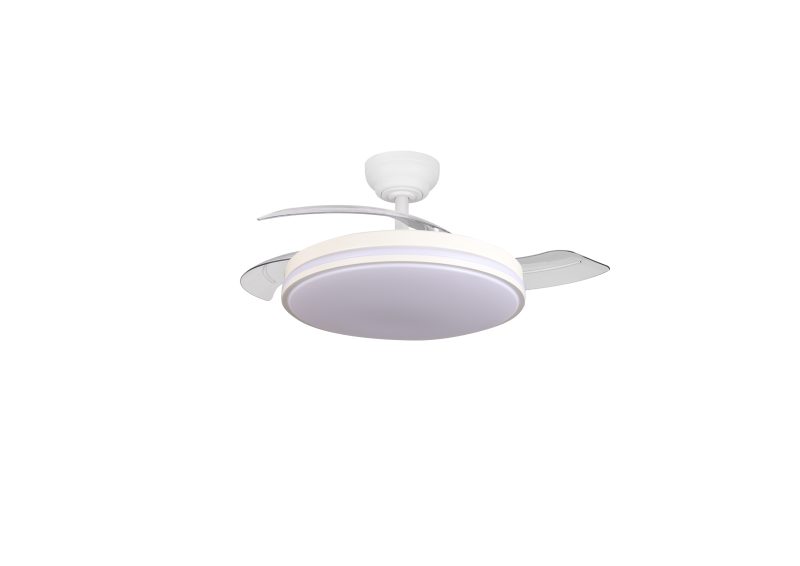 Optonica LED FAN Ceiling 30W/3CCT White Body + Remote Control