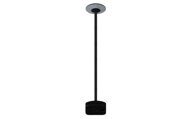 Optonica LED Solar Garden/Park Lamp CCT Black +2.5M Pole + Water Tank IP65 + Remote Control