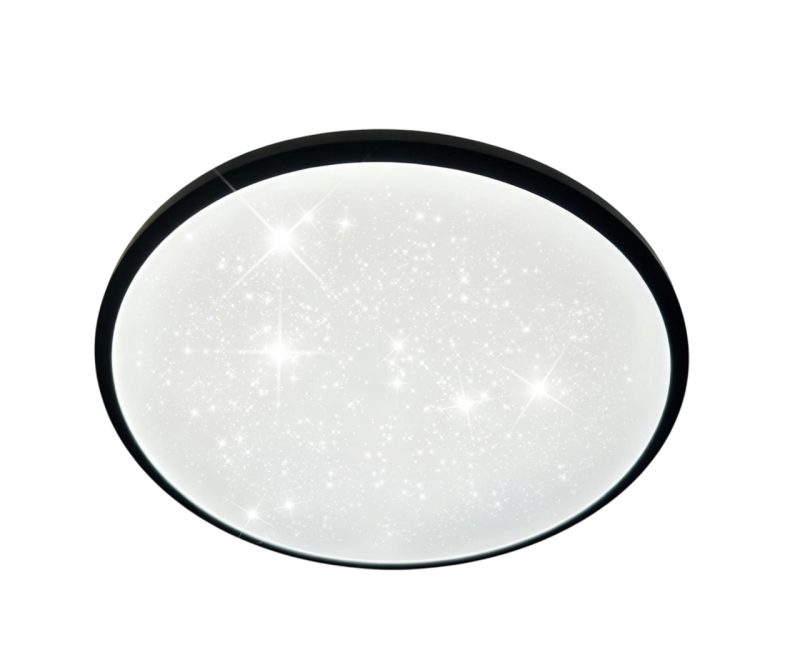 Optonica LED Ceiling Light 24W Black/White 3CCT-Memory + Remote Control