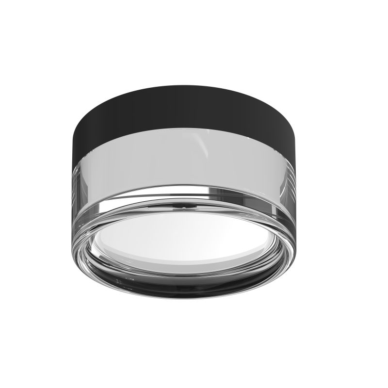 Optonica LED Outdoor Ceiling Light Round Black/White 9W 3CCT IP65
