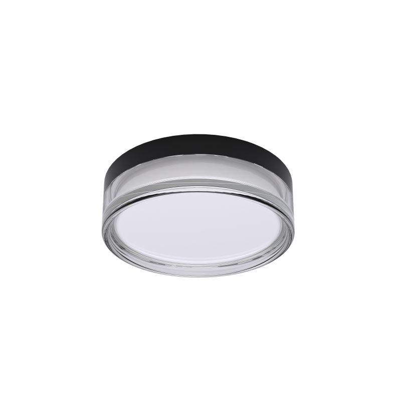 Optonica LED Outdoor Ceiling Light Round Black/White 18W 3CCT IP65