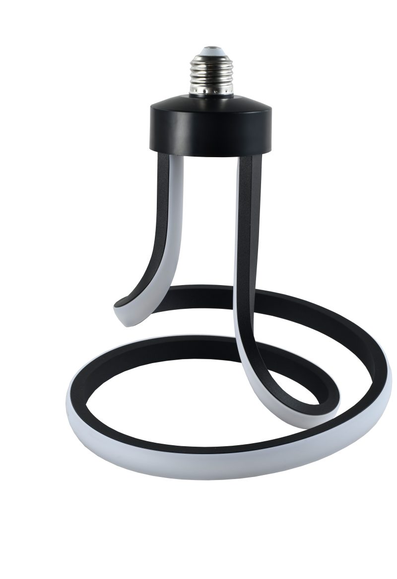 Optonica Lámpara Colgante LED 12W 3CCT Carcasa Negra