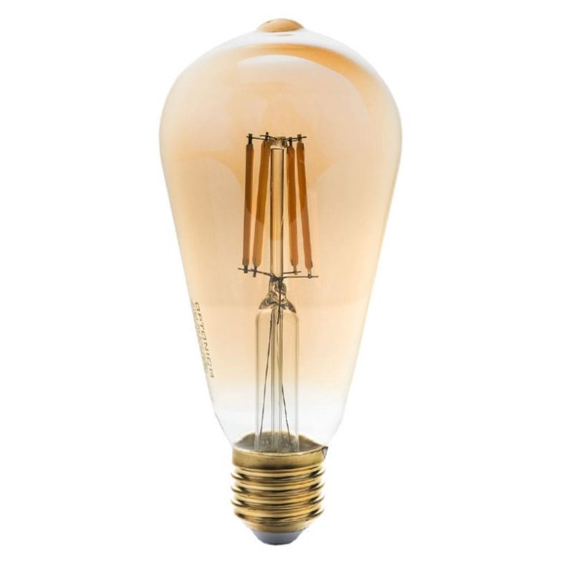 Optonica LED CANDLE ST64 GOLDEN GLASS