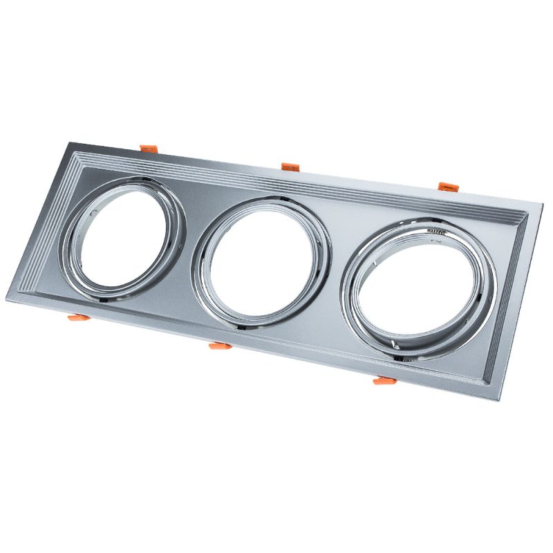 Optonica Rectangular 3xAR111 Rings Adjustable