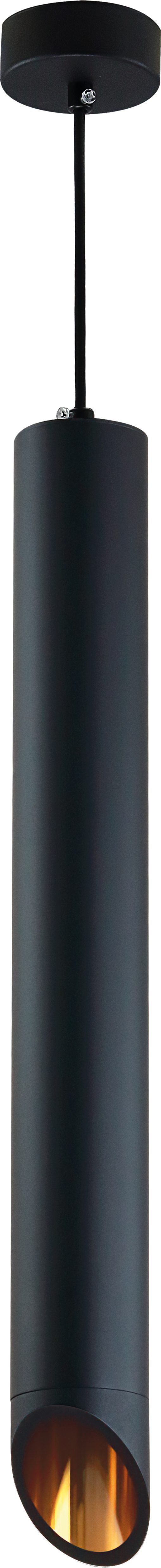 Optonica Hanging Fixture Black Body Gold Inner Range GU10, MR16 Fitting