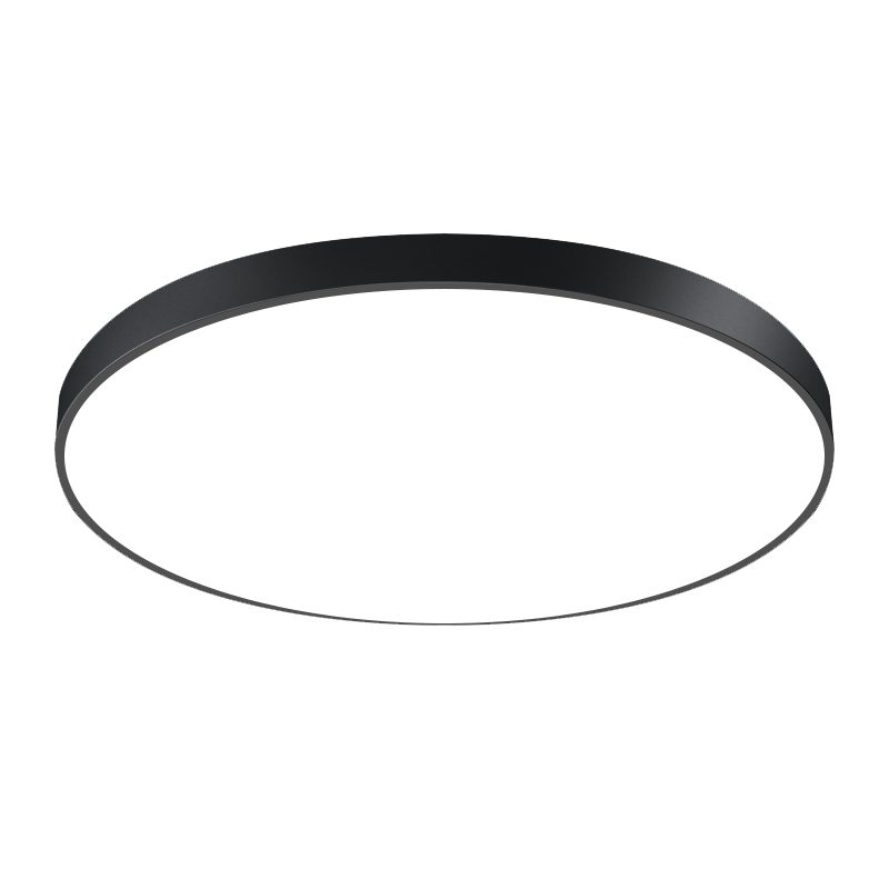 Optonica LED Ceiling Light Black Body - Round