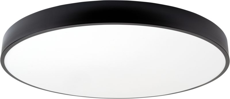 Optonica LED Ceiling Light Black Body - Round