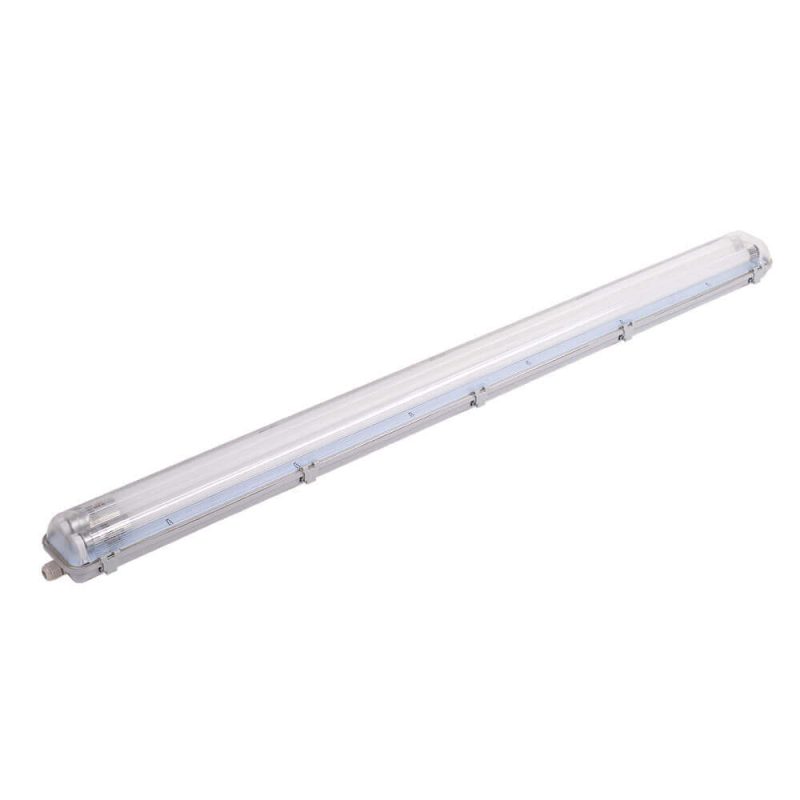 Optonica Fixture With Tube T8 2*120 cm 2*18W