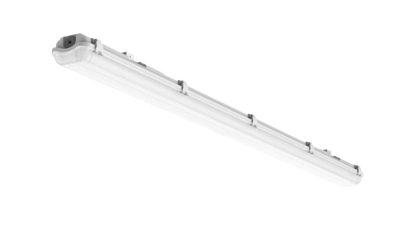 Optonica Fixture for One Side Power LED Tube T8 2x60cm IP65 with SS Clips