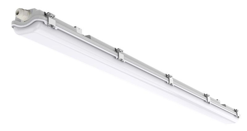 Optonica Fixture for One Side Power LED Tube T8 1x150cm IP65 with SS Clips