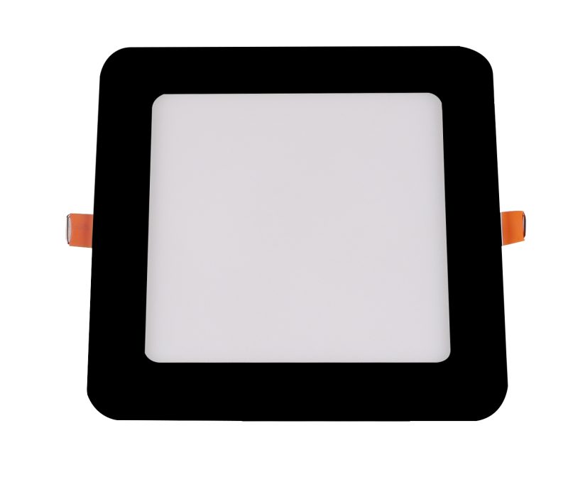 Optonica 18W LED Built-In Slim Module Square 3CCT Black