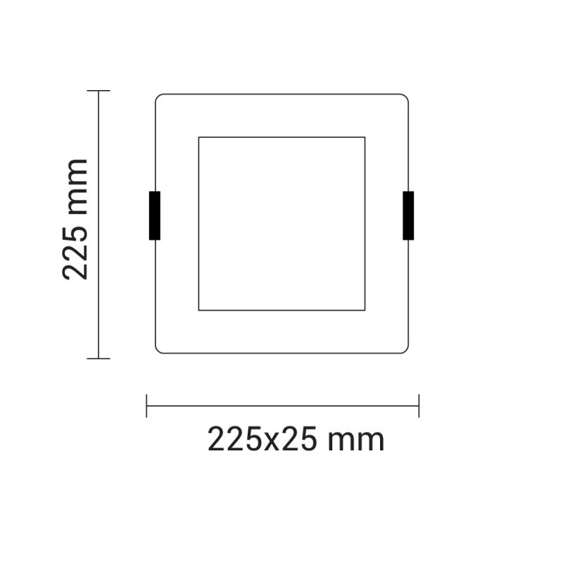 Optonica LED Built-In Module Square