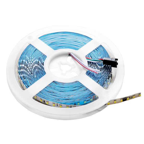 Optonica LED STRIP SET Alimentation 12V + Télécommande + Rouleau LED 5M 2835 126 SMD/M IP65
