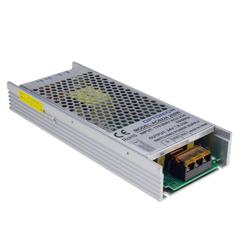 Optonica LED Power Supply 24V Metal 3 Years Warranty