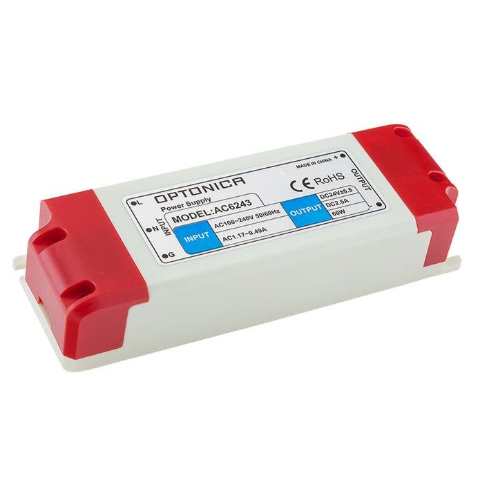 Optonica Alimentatore Plastica LED 24V