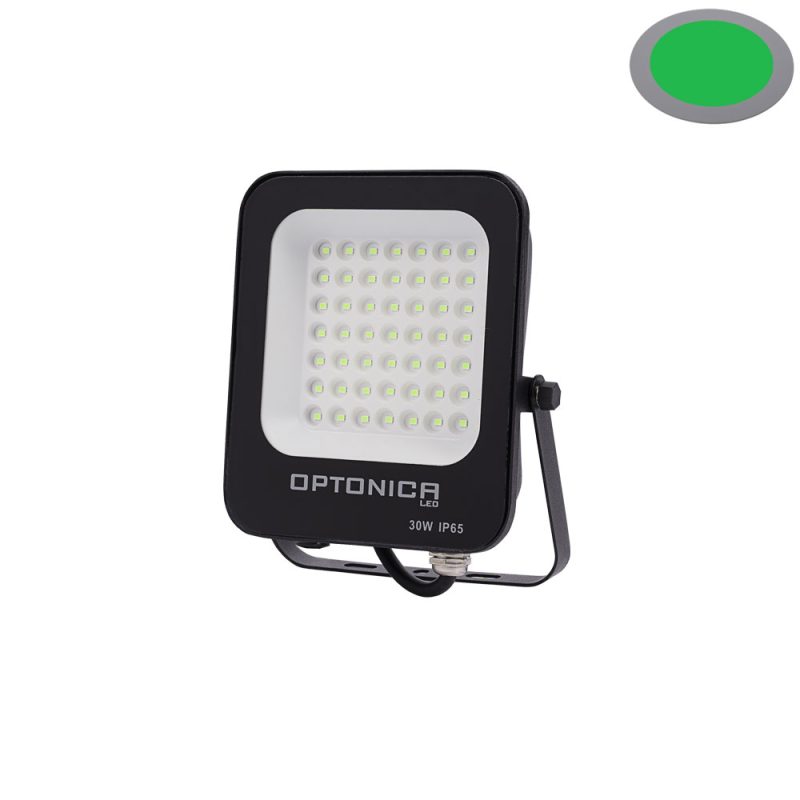 Optonica LED SMD Floodlight Black Body IP65