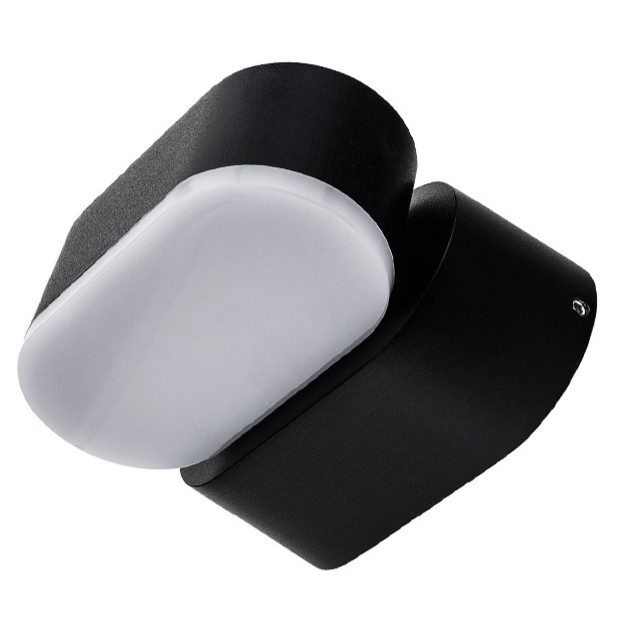 Optonica LED Wall Light Epistar 6W Black Body Rotatable