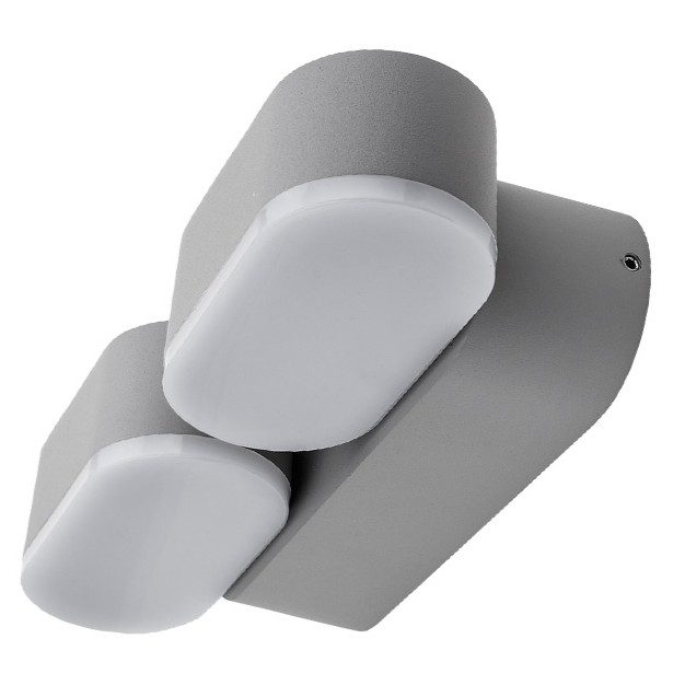Optonica LED Wall Light Epistar 2x6W Grey Body Rotatable