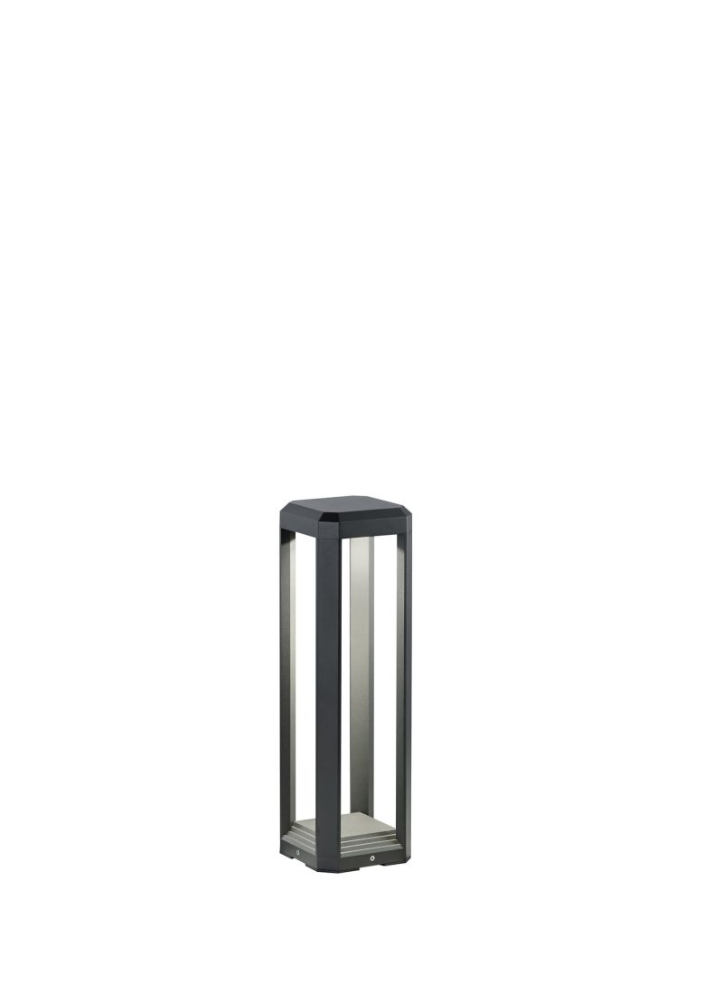 Trio Lighting Logone LED garden post 50cm 11W 3000K anthracite IP65