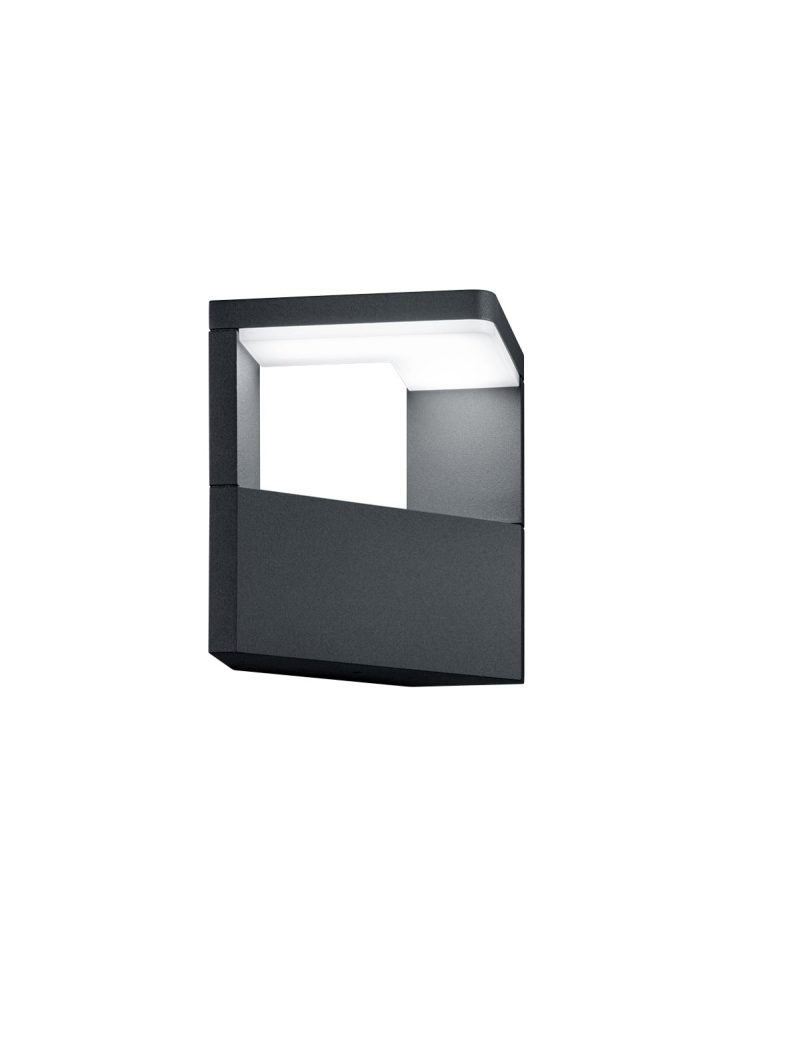 Trio Lighting Ganges LED Außenwandleuchte dreieckig 9W 3000K anthrazit