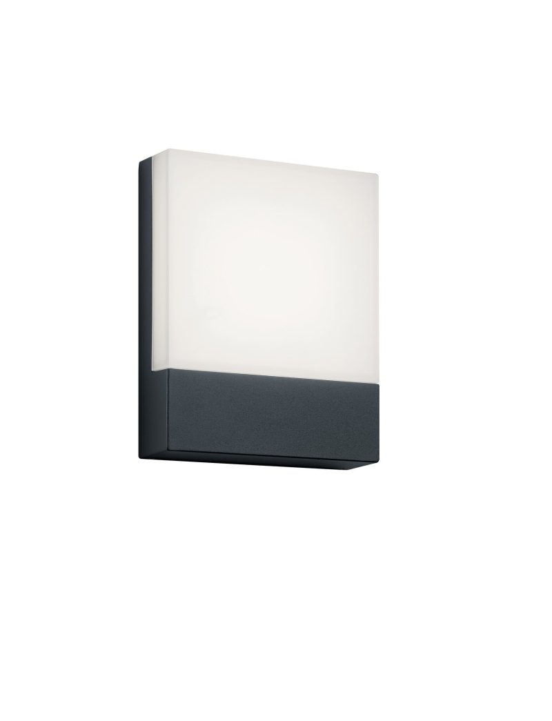 Trio Lighting Pecos applique da parete per esterno LED 6W 3000K antracite IP54
