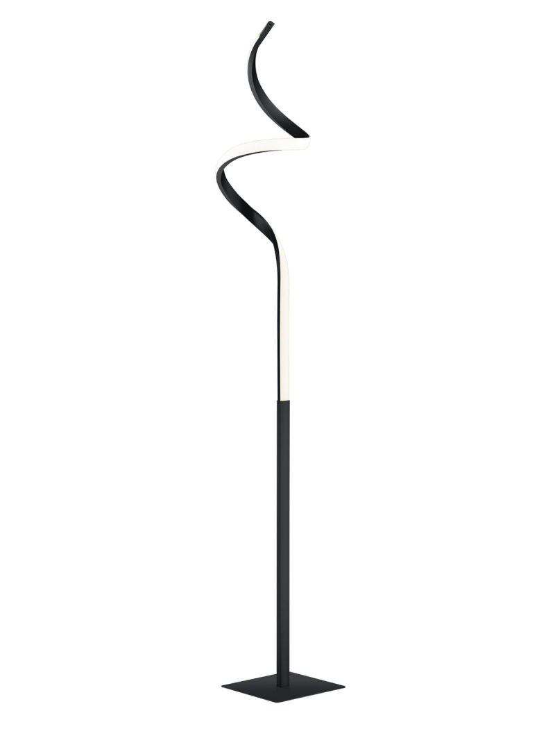 Trio Lighting Course Stehleuchte LED 1x11W 3000K dimmbar mattschwarz