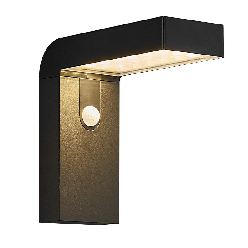 Nordlux Alya Solar - Wall Light - Black