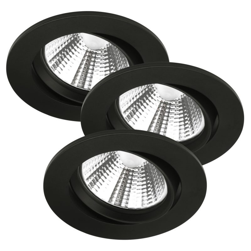 Nordlux Fremont 3-Kit IP23 2700K - Einbaustrahler - Schwarz