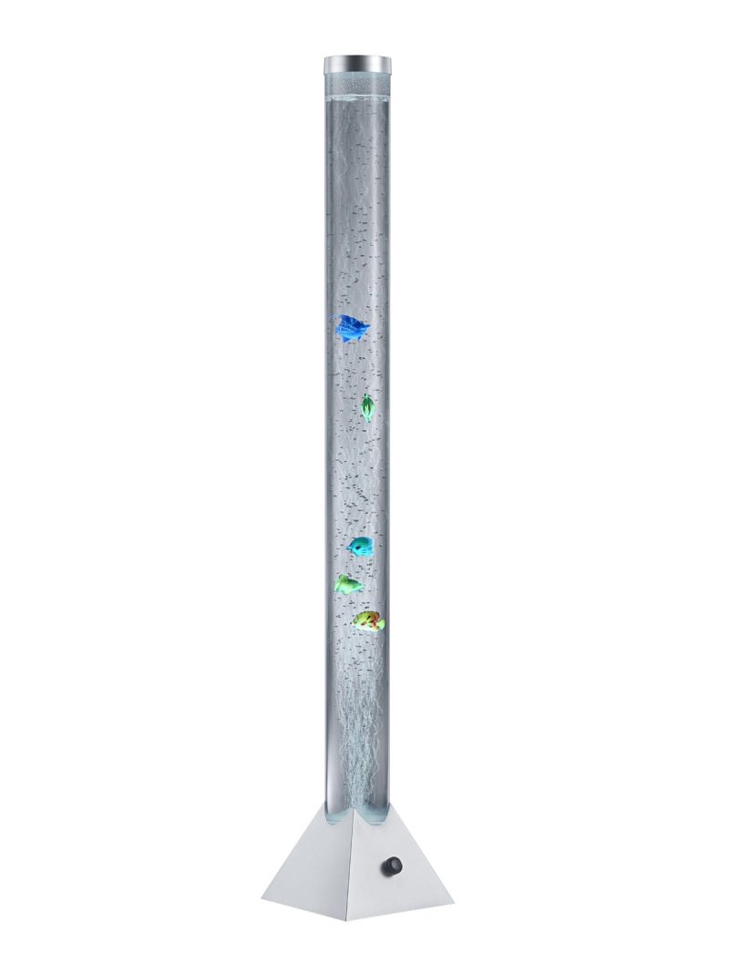 Trio Lighting Motion lampada da terra pesci danzanti arcobaleno