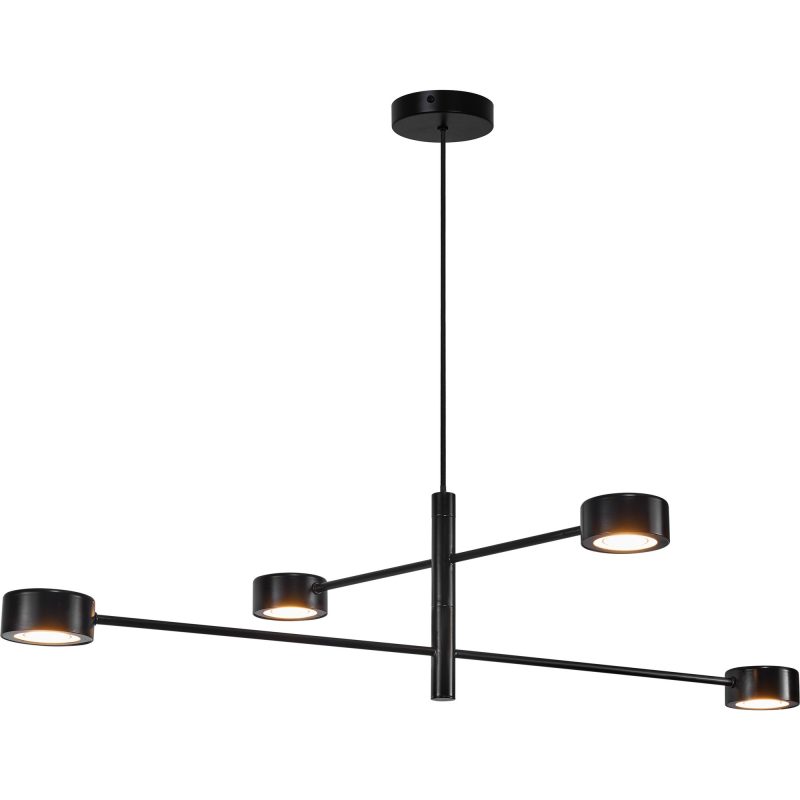Nordlux Clyde 4-Spot - Sospensione - Nera