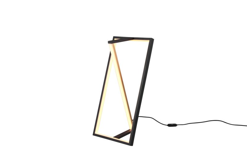 Trio Lighting Edge LED Stehleuchte 9W einstellbares Weiß dimmbar mattschwarz