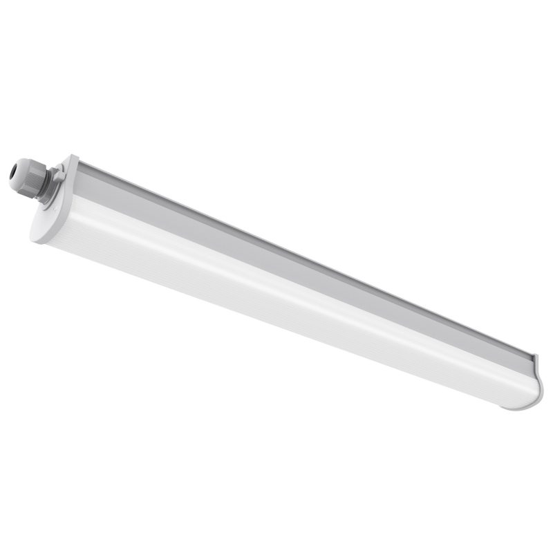 Nordlux Westport 60 Single - Batten Light Fitting - Grey