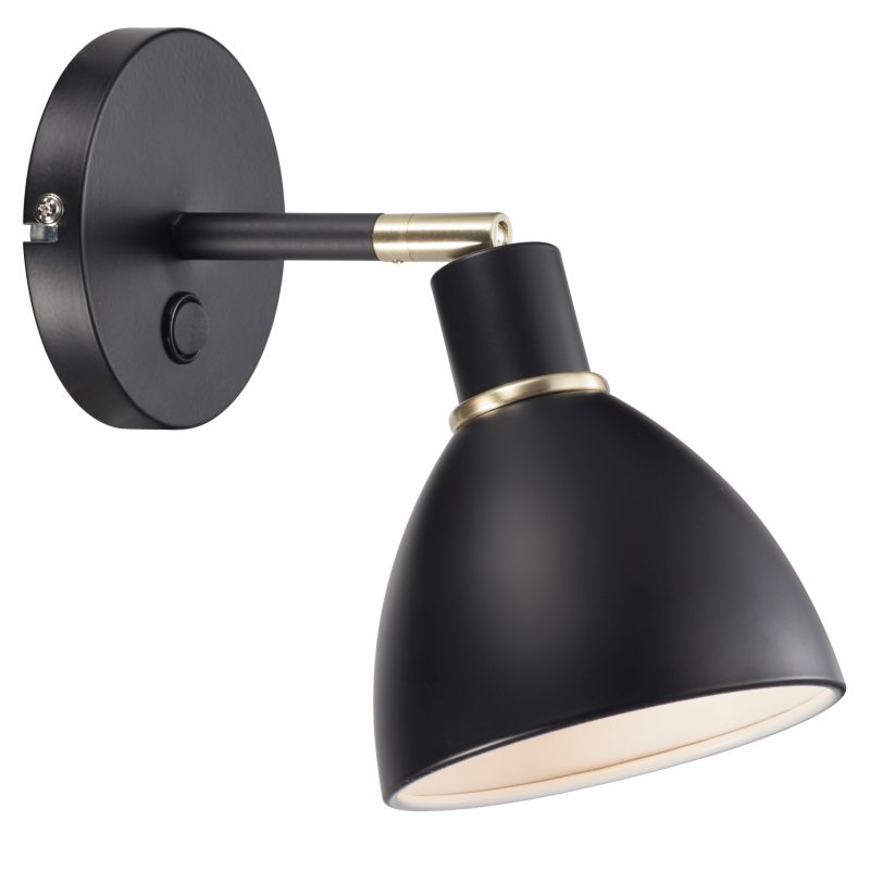 Nordlux Ray | Wall light | Black