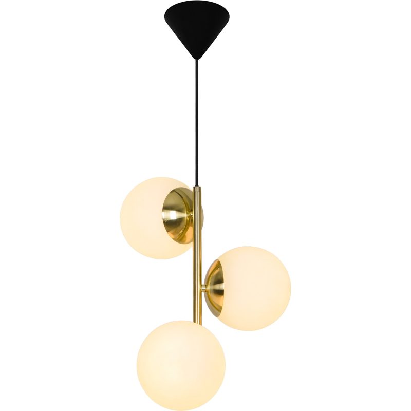 Nordlux Lilly 3-Spot - Pendelleuchte - Messing