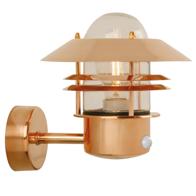 Nordlux Blokhus Up Sensor - Wall Light - Copper