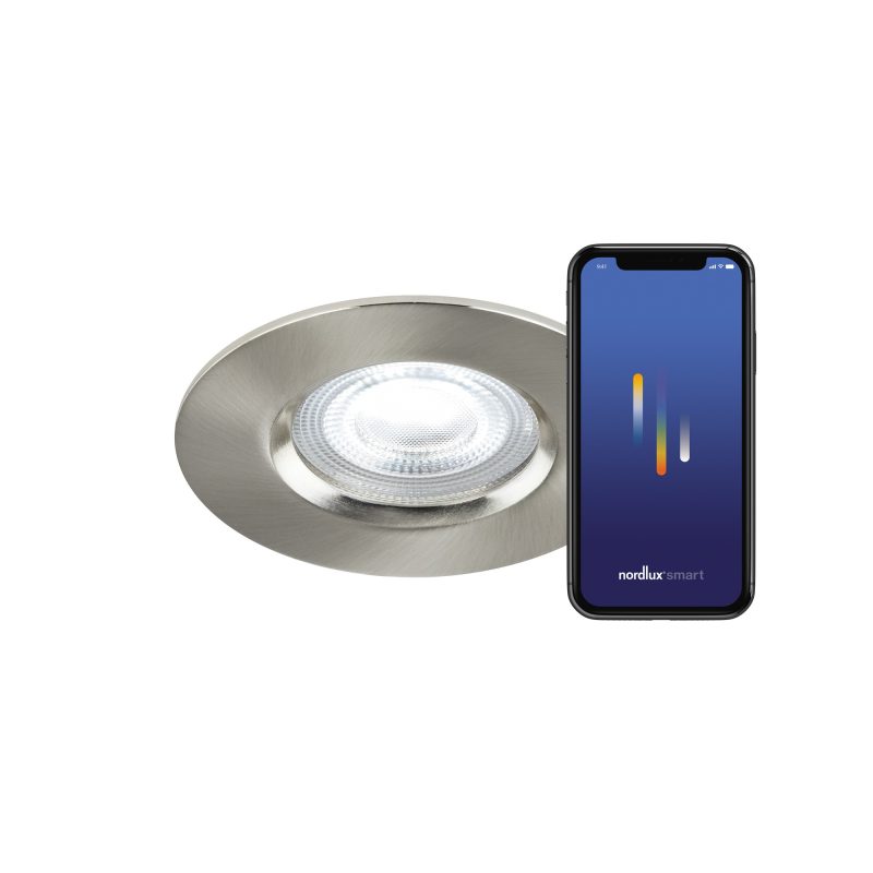 Nordlux Don Smart - Colour - Downlight - Brushed Nickel