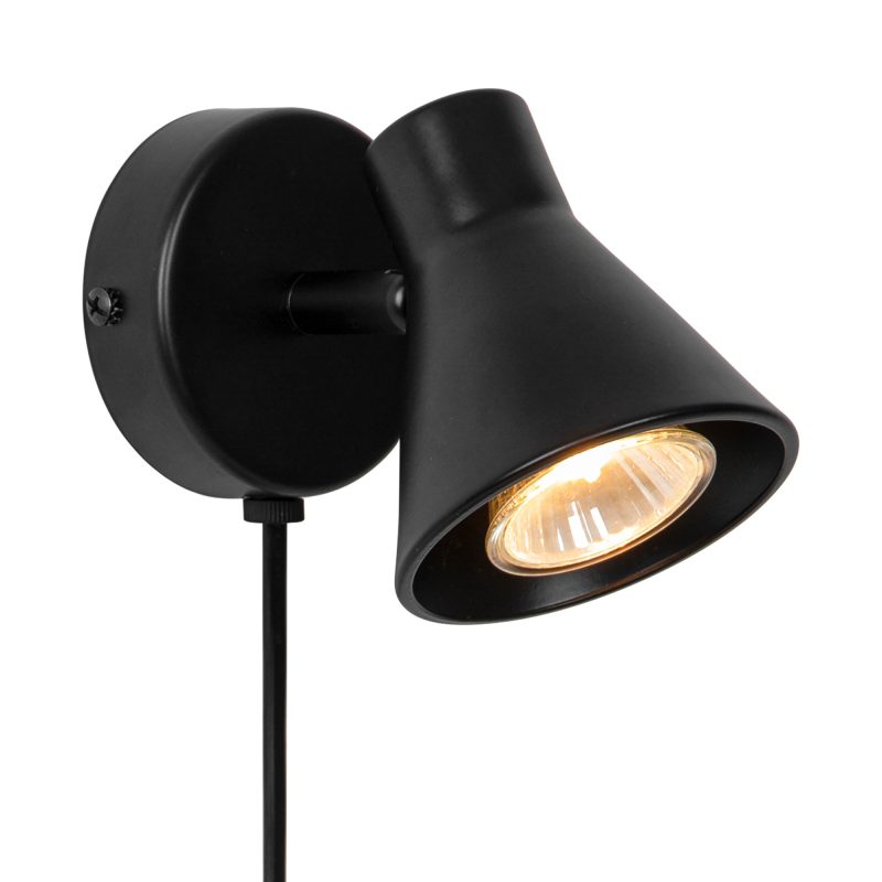 Nordlux Eik - Lámpara de pared - Negra