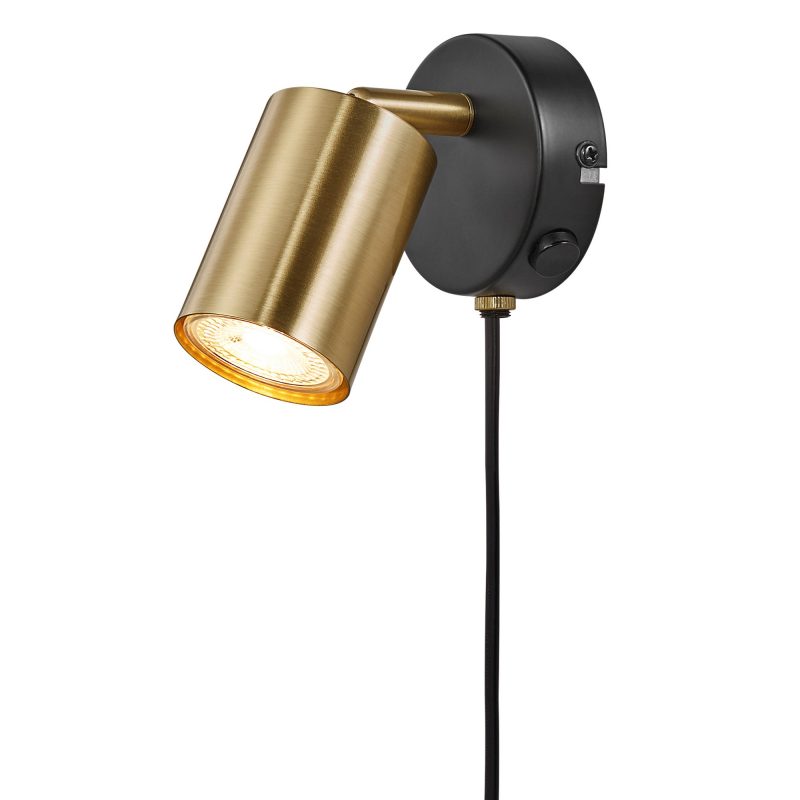 Nordlux Explore - Wandlamp Messing